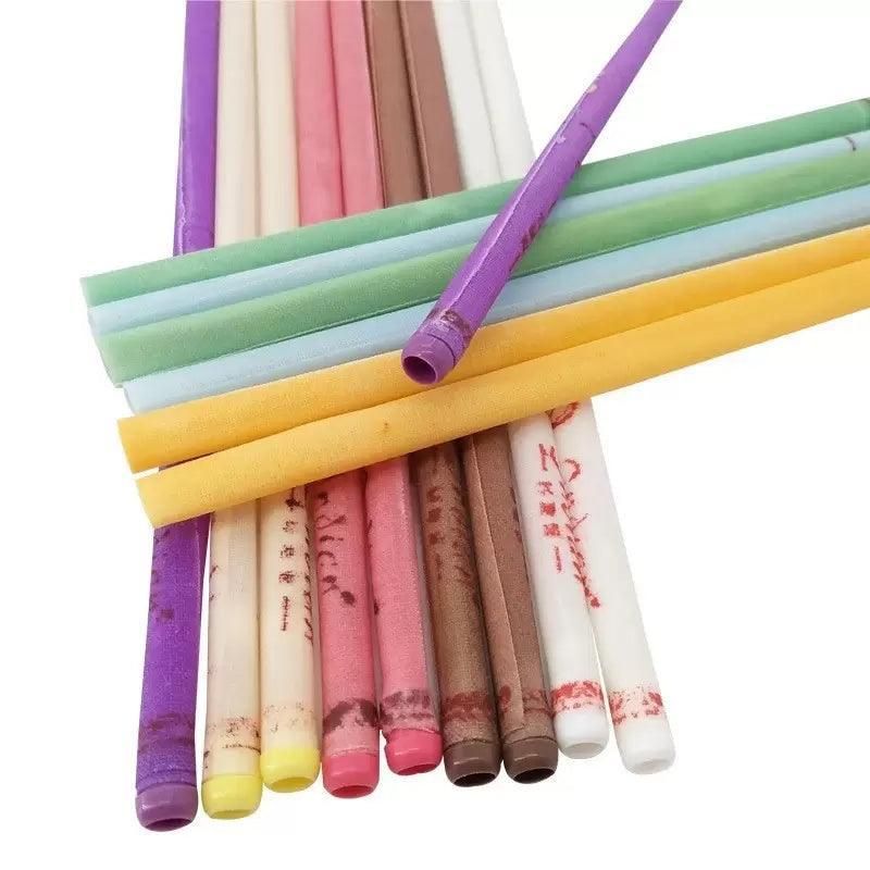 16PCS Scented Ear Candles Aromatherapy Wax Relaxation Set – 8 Colours with Filter Plug