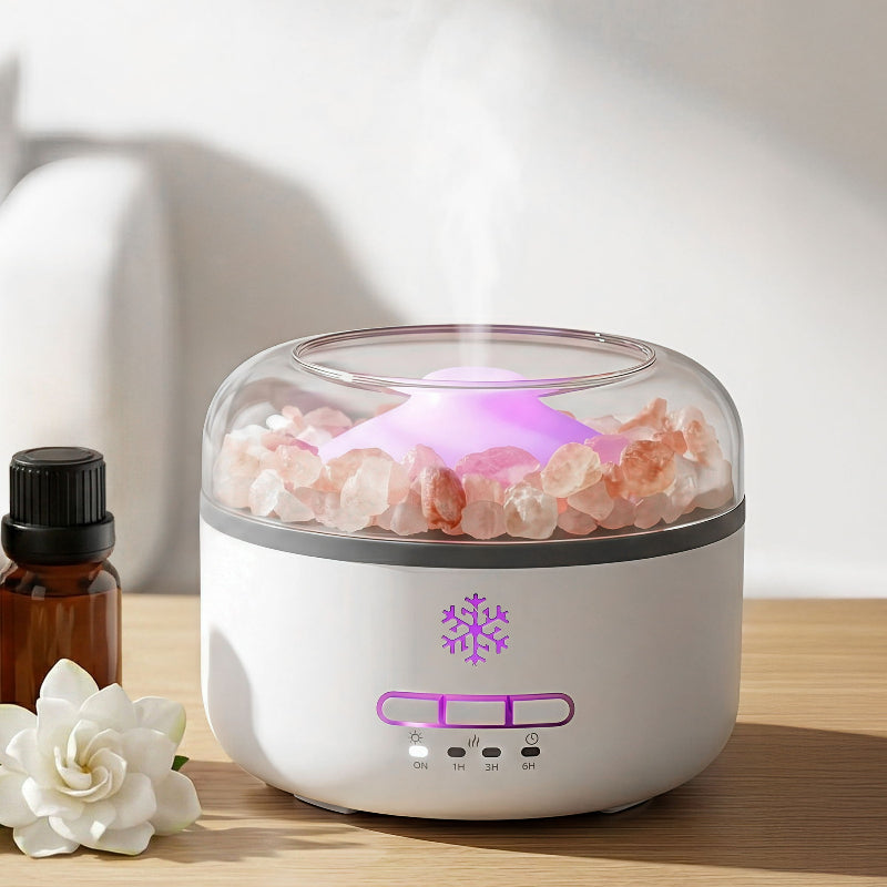 Salt Rock Aroma Diffuser 150ml Humidifier Purifier with LED Colours