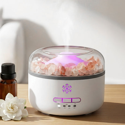 Salt Rock Aroma Diffuser 150ml Humidifier Purifier with LED Colours
