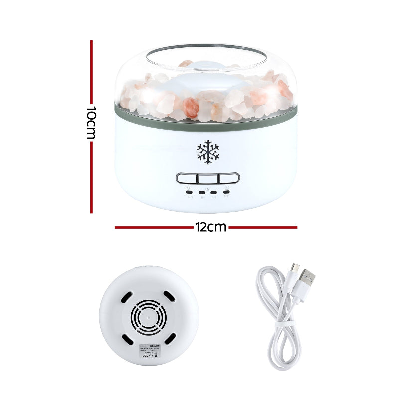 Salt Rock Aroma Diffuser 150ml Humidifier Purifier with LED Colours