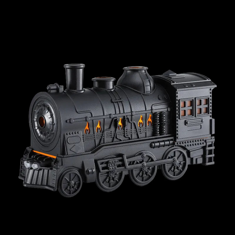 Vintage Train Aroma Diffuser 300ml Humidifier with LED Lights and Timer
