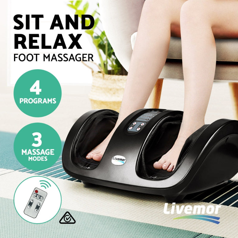Foot Massage Roller & Spiky Ball Set Plantar Fasciitis Relief Reflexology Trigger Point Therapy