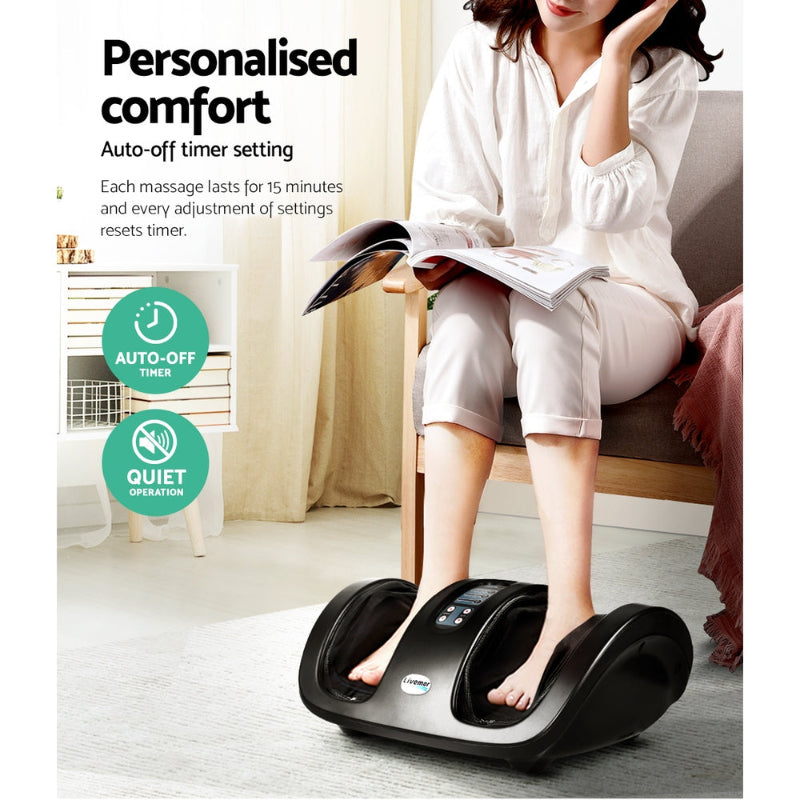 Foot Massage Roller & Spiky Ball Set Plantar Fasciitis Relief Reflexology Trigger Point Therapy