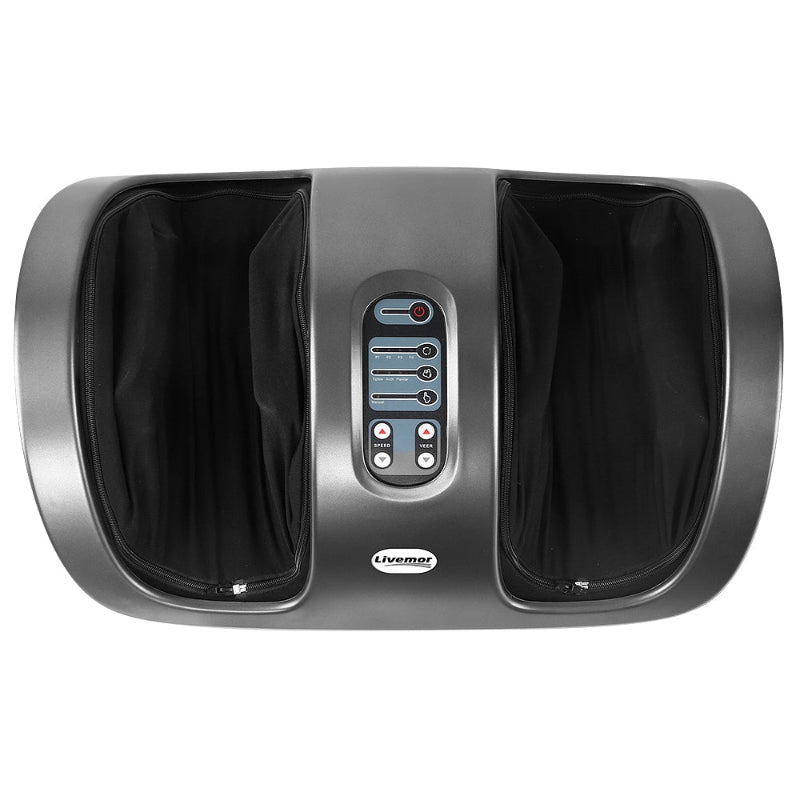 Grey Foot Massager Shiatsu Electric Roller Kneading Foot & Leg Massager Pain Relief