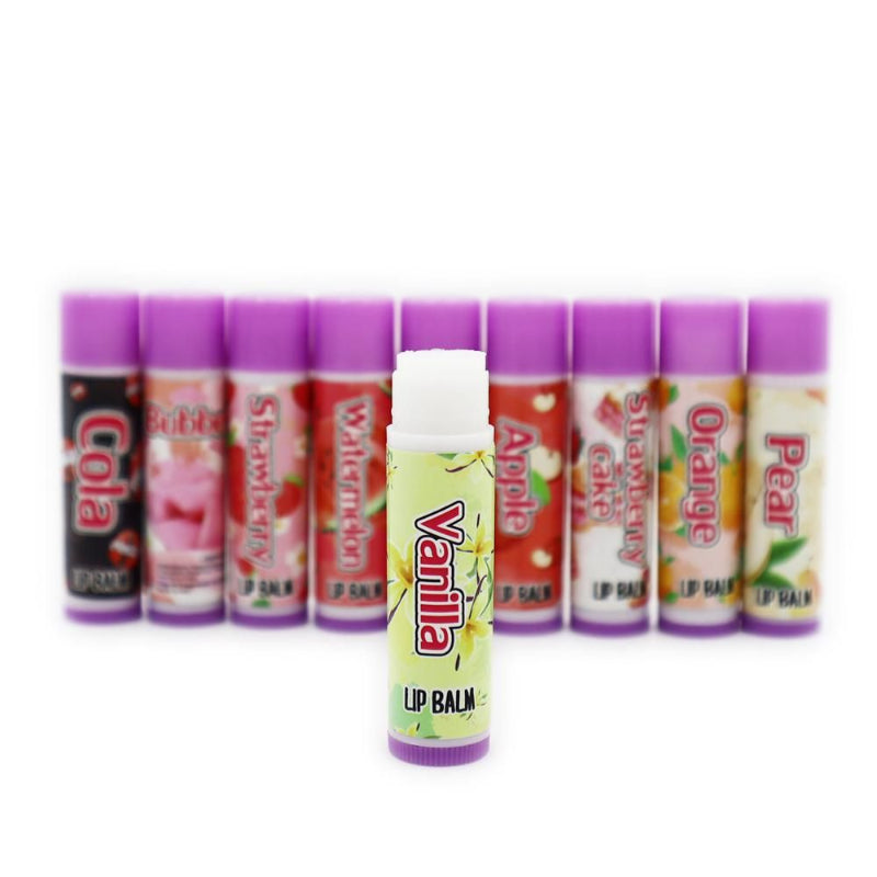 10 Pack Lip Balm Set Mixed Scents Softening Moisturising Multi Color Lip Care