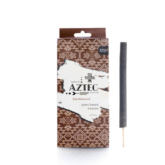 Soul Sticks Sandalwood Aztec Incense 6 Sticks Natural Aromatherapy Cleansing Home Fragrance