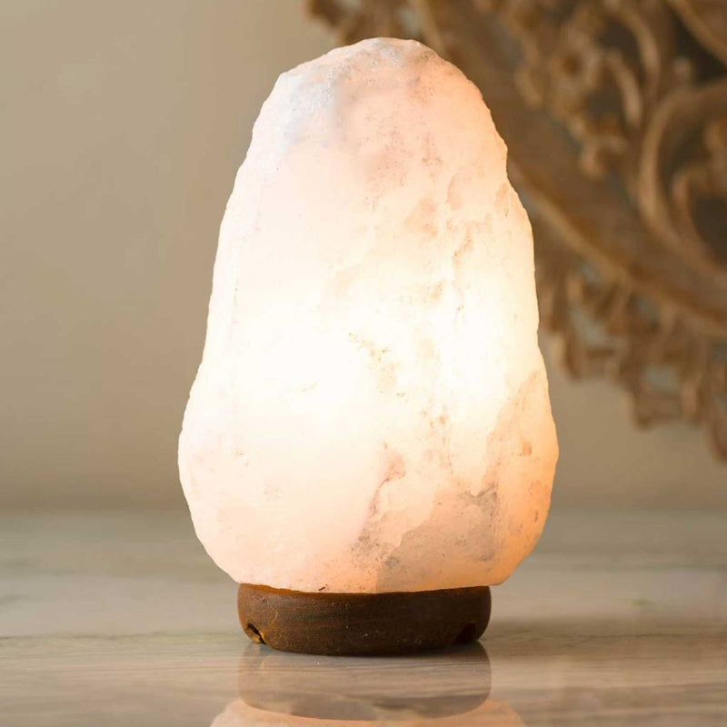 Himalayan Salt Lamp for Home Office Bedroom 1–2kg Warm Ambient Light with Adapter