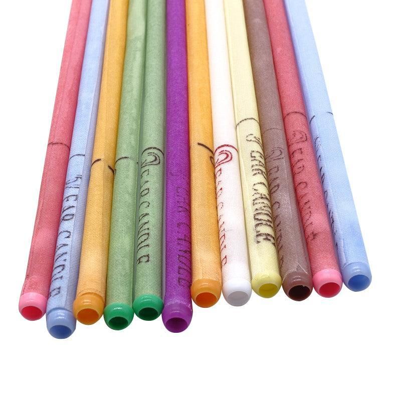 16PCS Scented Ear Candles Aromatherapy Wax Relaxation Set – 8 Colours with Filter Plug