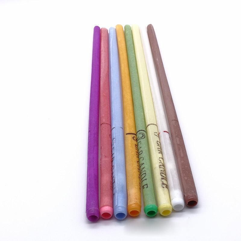 16PCS Scented Ear Candles Aromatherapy Wax Relaxation Set – 8 Colours with Filter Plug
