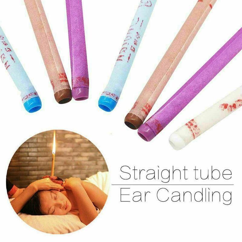 16PCS Scented Ear Candles Aromatherapy Wax Relaxation Set – 8 Colours with Filter Plug