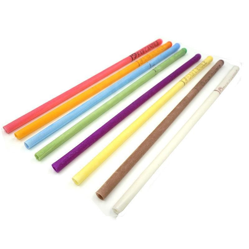 16PCS Scented Ear Candles Aromatherapy Wax Relaxation Set – 8 Colours with Filter Plug