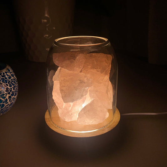 Waterless Crystal Diffuser – Pure Essential Oil Diffusion with - Rose Quartz