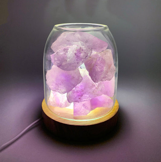 Waterless Crystal Diffuser – Pure Essential Oil Diffusion with Amethyst