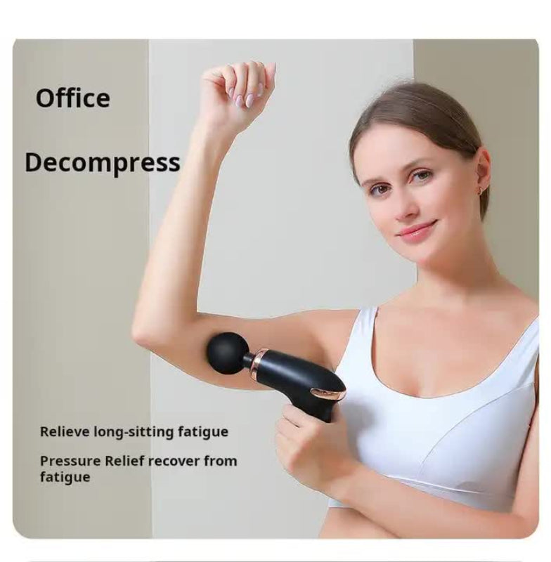 Pink Massage Gun Deep Tissue Percussion Massager for Muscle Recovery