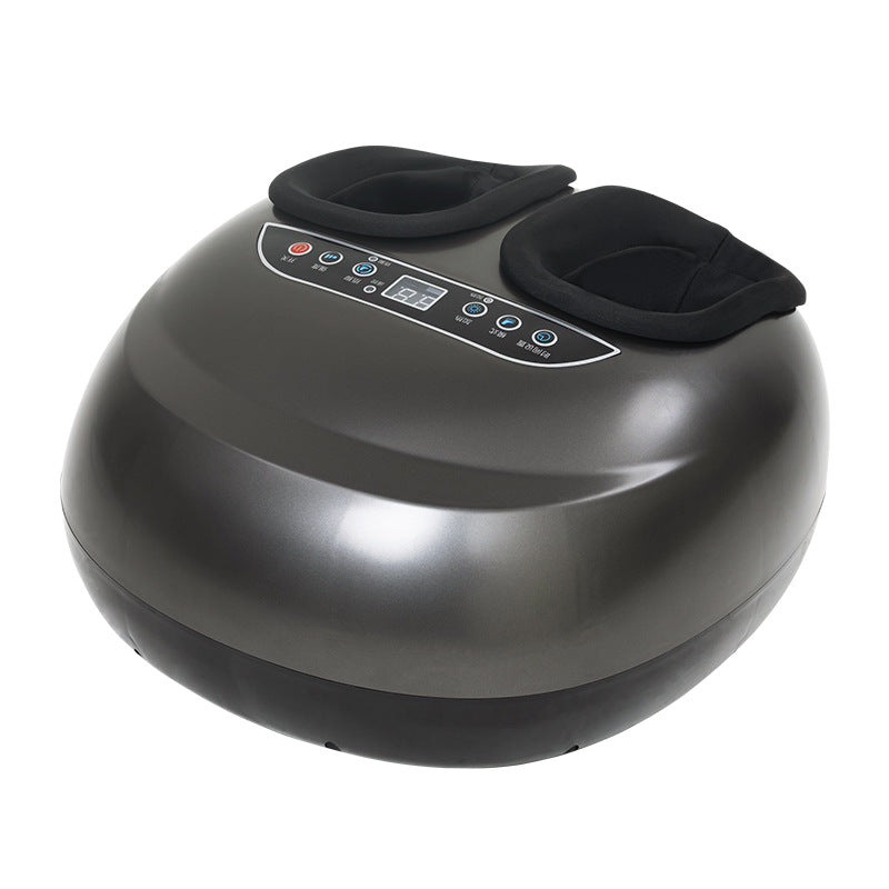 Luxury Automatic Foot Massager Black Shiatsu Foot and Calf Massager with Air Compression and Digital Display