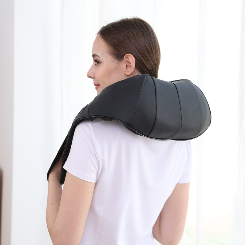 Heated Shiatsu Neck Massager 4D Deep Tissue Kneading with Heat for Full Body Relief